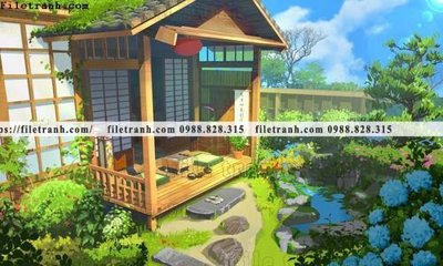 File tranh in mica buc tranh phong canh hoat hinh gia khong gian 161 (độ phân giải cao)