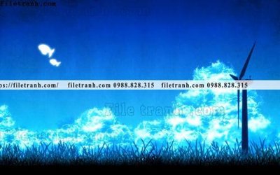 File in ấn cao cấp buc tranh phong canh hoat hinh gia khong gian 177 (file gốc)