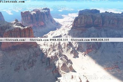 File gốc buc tranh phong canh hoat hinh gia khong gian 198 (in tráng gương) ốp tường