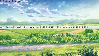 Tải về file gốc buc tranh phong canh hoat hinh gia khong gian 251 (chuẩn in ấn)