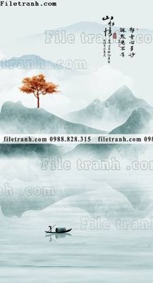 File gốc buc tranh phong canh loi vao phong cach Trung Quoc moi 122 (phiên bản chuẩn) để in ấn