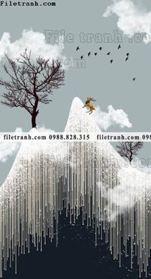 File tranh gốc buc tranh phong canh loi vao phong cach Trung Quoc moi 150 (bản đẹp) độc quyền