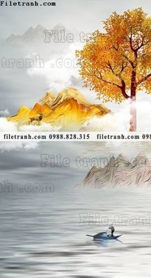 File gốc buc tranh phong canh loi vao phong cach Trung Quoc moi 185 (ảnh chi tiết) để in trần