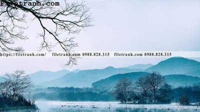 File gốc in ấn buc tranh phong canh nong thon 112 chất lượng vượt trội