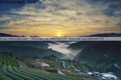 Tải file buc tranh phong canh nong thon 122 (ảnh gốc) in gạch 3D