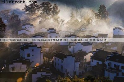 File in trần buc tranh phong canh nong thon 142 (bản gốc) phong cảnh