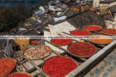 File tranh buc tranh phong canh nong thon 163 (ảnh gốc) độ nét vượt trội