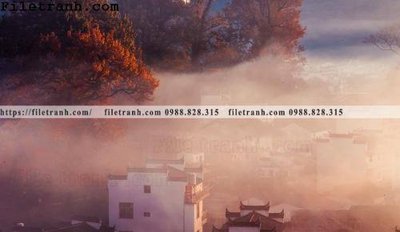 Tải về hình ảnh gốc buc tranh phong canh nong thon 166 sắc nét