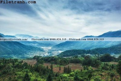 File gốc buc tranh phong canh nong thon 184 (phong cách) tối giản