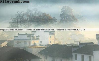 File ảnh buc tranh phong canh nong thon 188 (gốc) trang trí khách sạn