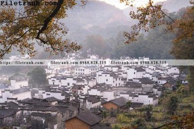 File ảnh buc tranh phong canh nong thon 192 (gốc) in poster