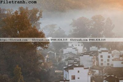 File gốc buc tranh phong canh nong thon 193 (thiết kế) độc quyền