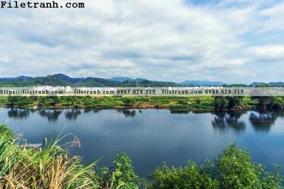 File in trần buc tranh phong canh nong thon 210 (bản gốc) bầu trời