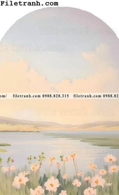 Mua file tranh gốc buc tranh phong canh son dau phong cach Bac Au 106 tại Filetranh.com