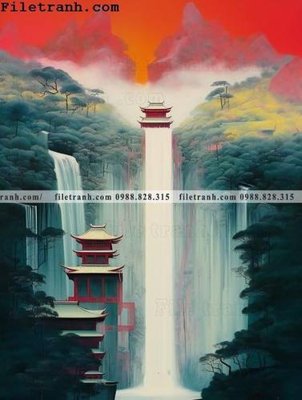 Tải file buc tranh phong canh tan co dien 119 (gốc) làm file quảng cáo