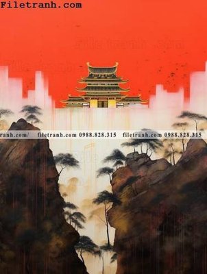 Tải file buc tranh phong canh tan co dien 126 (gốc) làm tranh trang trí