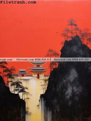File ảnh buc tranh phong canh tan co dien 128 (gốc) in biển hiệu
