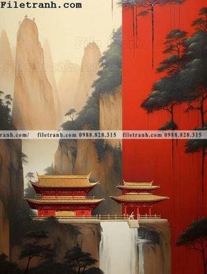 File tranh buc tranh phong canh tan co dien 131 (ảnh gốc) in trần xuyên sáng