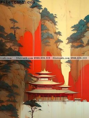 Download file tranh buc tranh phong canh tan co dien 142 (file gốc PSD)