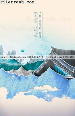 File ảnh buc tranh phong canh truu tuong moi cua Trung Quoc 102 (gốc) trang trí khách sạn