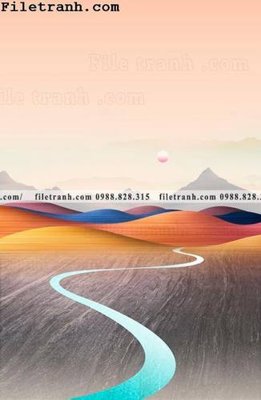 File tranh buc tranh phong canh truu tuong moi cua Trung Quoc 106 (ảnh gốc) in trần 3D