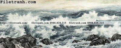 File ảnh buc tranh phong canh ve hoa va chim 101 (gốc) in poster