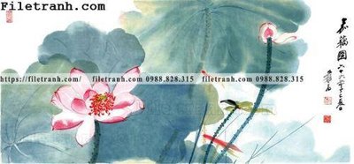 File gốc buc tranh phong canh ve hoa va chim 143 (PSD/TIFF) độ phân giải cao