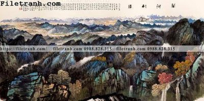 Tải file gốc buc tranh phong canh ve hoa va chim 157 (in bạt) quảng cáo