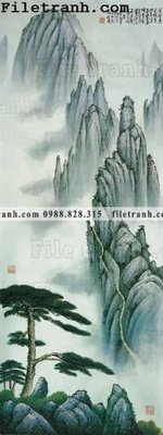 File gốc buc tranh phong canh ve hoa va chim 184 (thiết kế) cho in ấn
