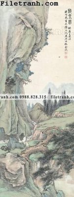 Tải file gốc buc tranh phong canh ve hoa va chim 217 (in khổ lớn) không vỡ