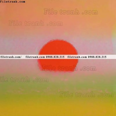 File gốc buc tranh son dau binh minh phong cach tuoi moi 672 (in mica) cắt laser