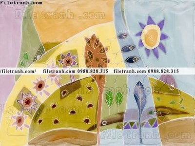 File tranh buc tranh son dau ca tinh graffiti 655 (ảnh gốc) in trần nhà