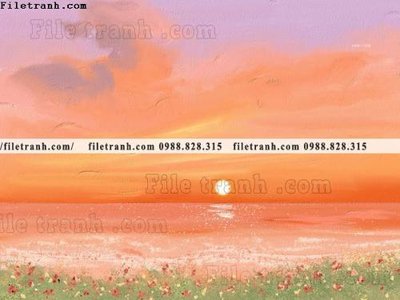 File gốc buc tranh son dau mau phong cach Bac Au 653 (in lụa) tranh phong thủy