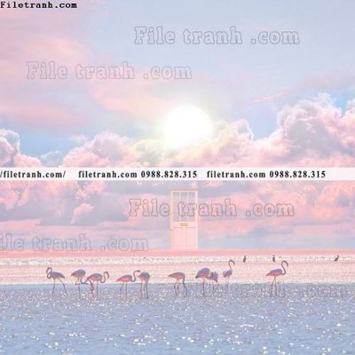 Ảnh gốc buc tranh son dau mau phong cach Bac Au 660 (độ nét cao) in mica