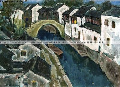 File gốc buc tranh son dau phong canh thac nuoc 243 (in ấn) không giới hạn