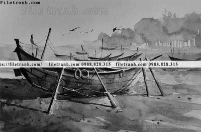 File ảnh buc tranh son dau phong canh vector 1532 (gốc) trang trí khách sạn