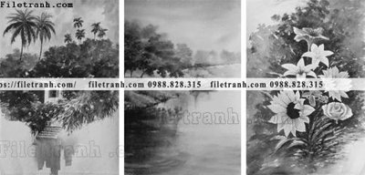 Tải file buc tranh son dau phong canh vector 1552 (gốc) in ấn ngay lập tức