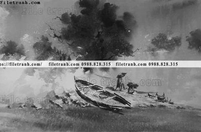 Mua file gốc buc tranh son dau phong canh vector 1579 (chất lượng) tại Filetranh.com