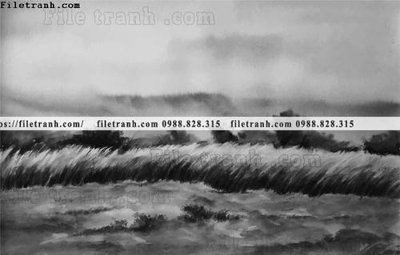 File PSD buc tranh son dau phong canh vector 1592 (gốc) nhiều lớp (multi-layer)