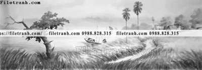 File in ấn chuyên nghiệp buc tranh son dau phong canh vector 1612 (file gốc)