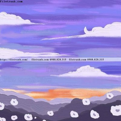 File PSD buc tranh son dau truu tuong Morandi 516 (gốc) cho in quảng cáo