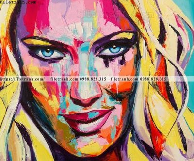 File tranh buc tranh son dau truu tuong ve tay phu nu 534 (ảnh gốc) độ nét vượt trội