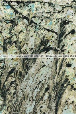 File in mica buc tranh truu tuong chat long 190 (bản gốc) làm vách ngăn