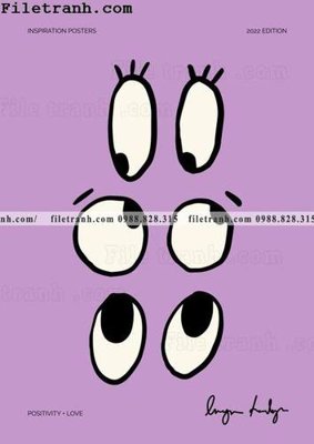 File tranh buc tranh truu tuong mau xanh va trang cua Phap 135 (gốc) in vải canvas