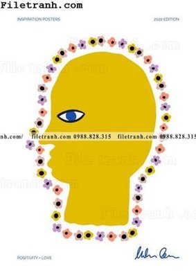 File gốc buc tranh truu tuong mau xanh va trang cua Phap 139 (trang trí) cho phòng khách