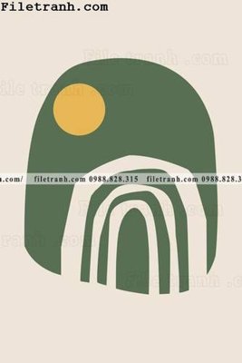 File tranh gốc buc tranh truu tuong toi gian hien dai 115 (bản quyền) độc đáo