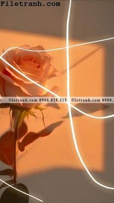 File ảnh buc tranh truu tuong ve hoa Morandi 106 (gốc) in Hiflex