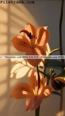 File in trần buc tranh truu tuong ve hoa Morandi 113 (bản gốc) phong cảnh