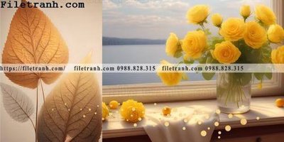 Mua file gốc buc tranh truu tuong ve hoa Morandi 120 (PSD) tại Filetranh.com