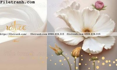 Tải file gốc buc tranh truu tuong ve hoa Morandi 126 (in không vỡ ảnh)